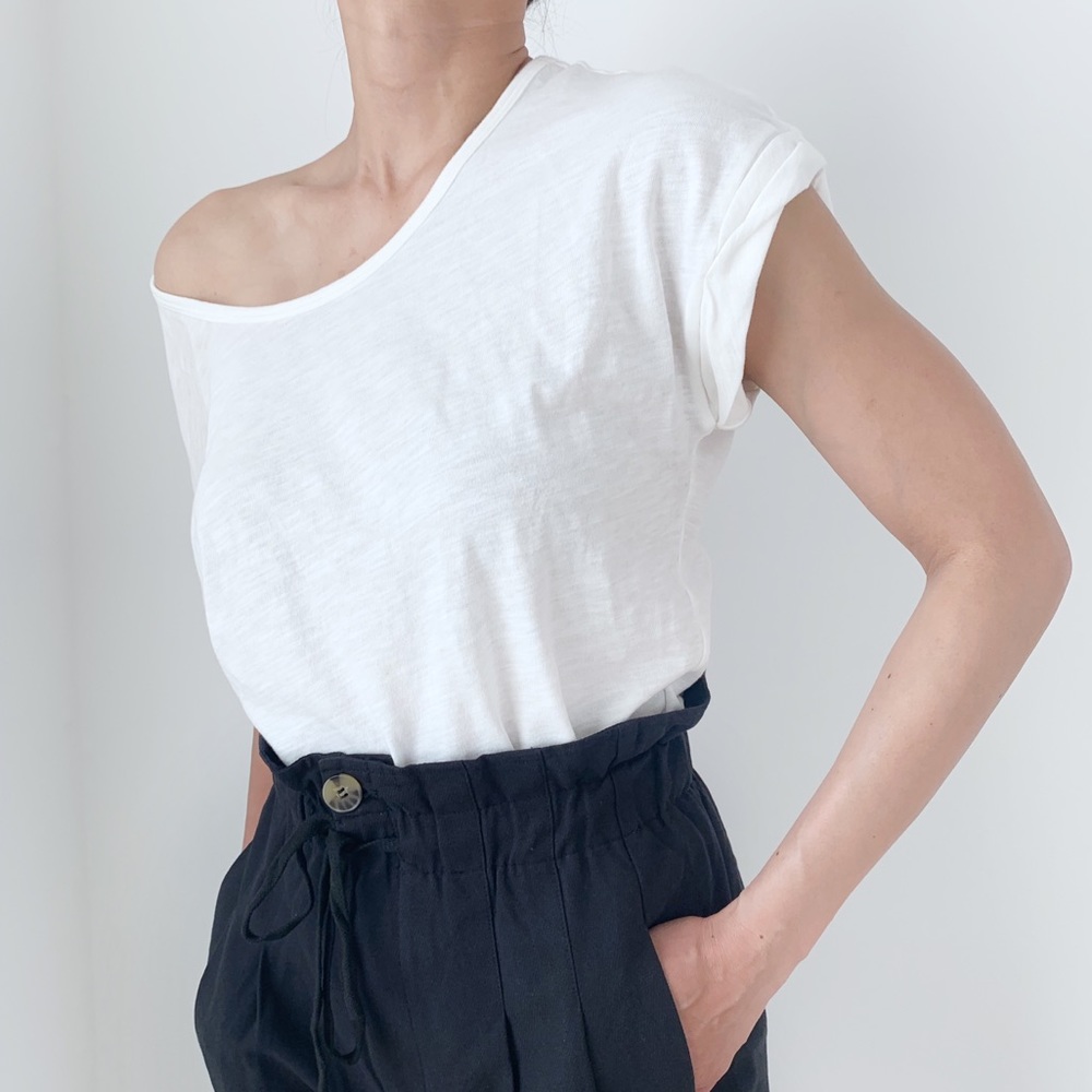 KEATON Pocketed Paper Bag High waist Pants - Picture 4 of 8